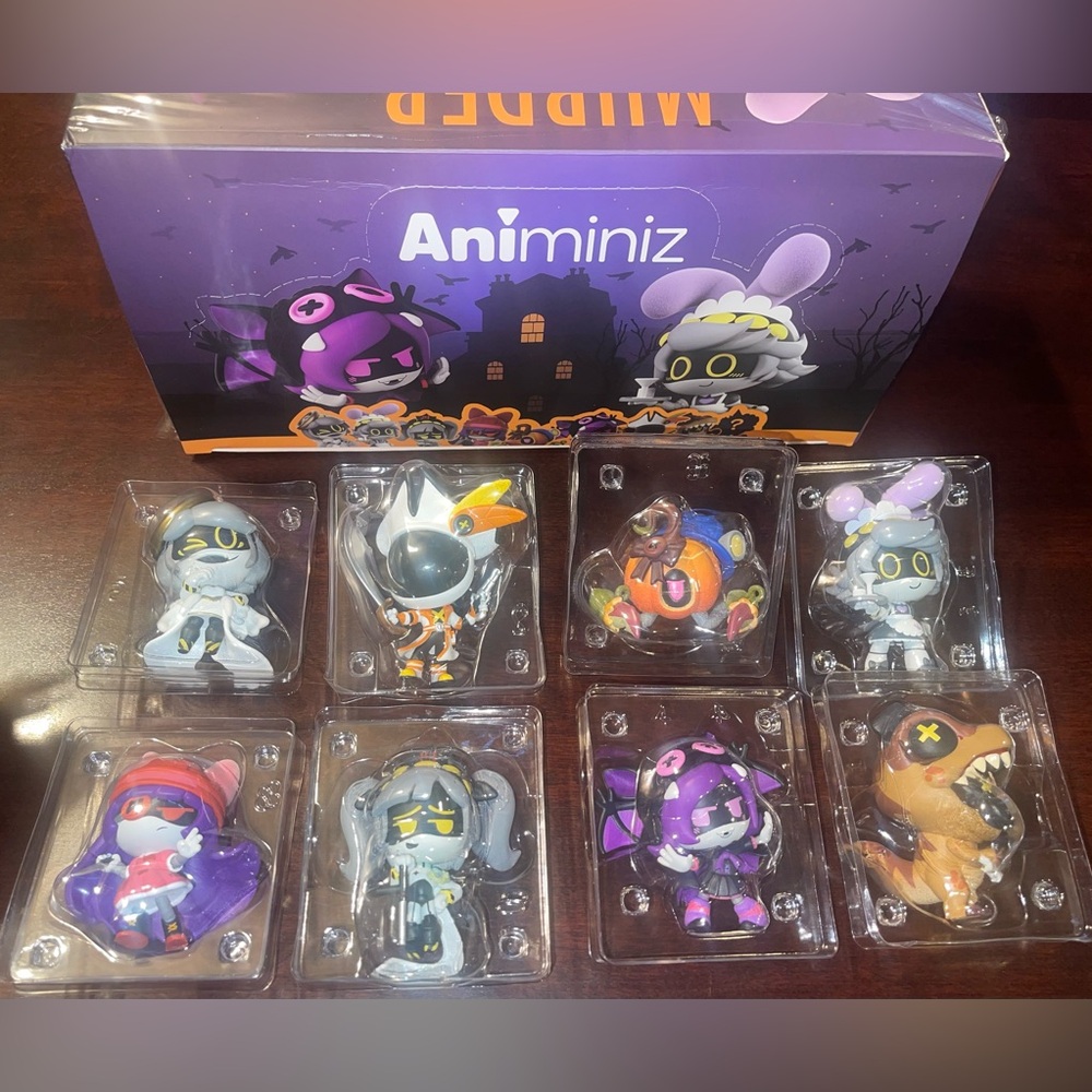 NEW Murder Drones Midnight Mischief Animiniz Set of 8